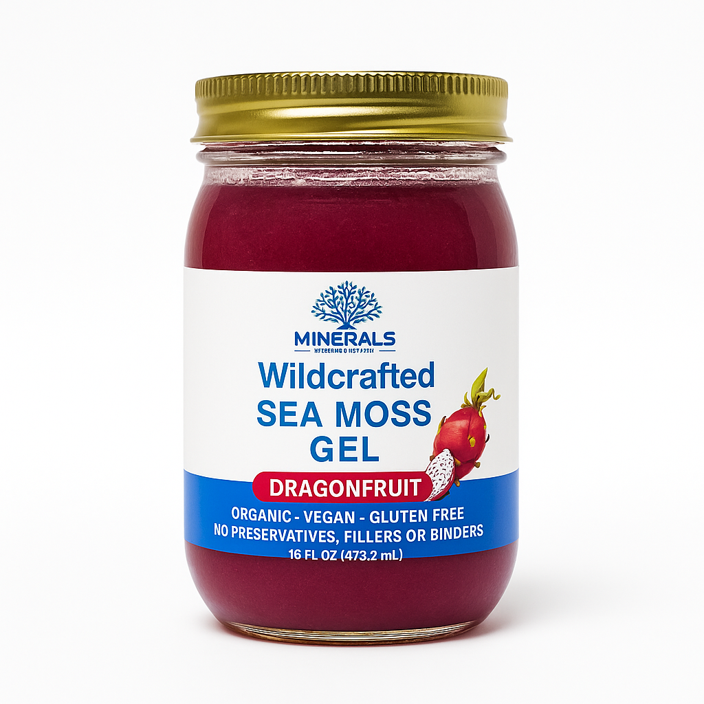 Dragonfruit Wildcrafted Sea Moss Gel 16oz