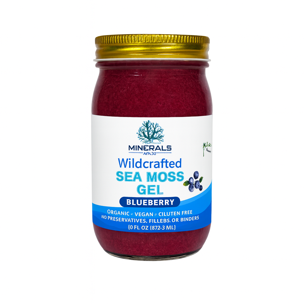 Blueberry Wildcrafted Sea Moss Gel 16oz